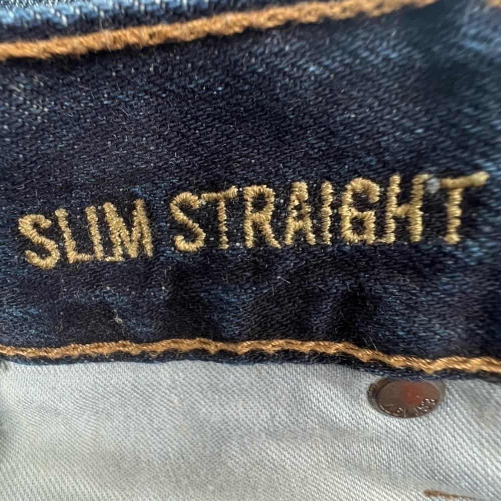 American Eagle Slim Straight Leg Denim Jeans Size 30 x 34 Men’s - Picture 4 of 5